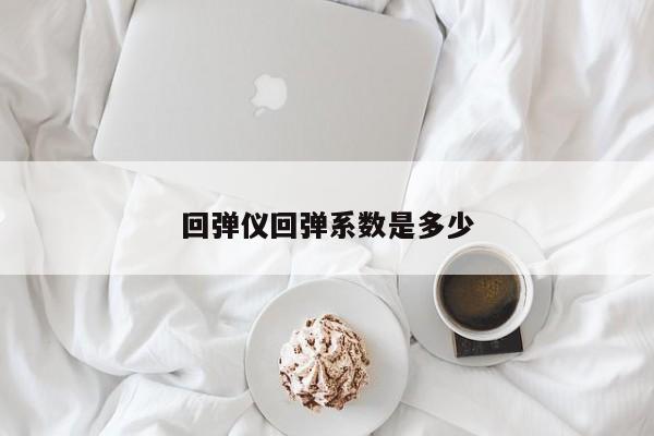 回弹仪回弹系数是多少